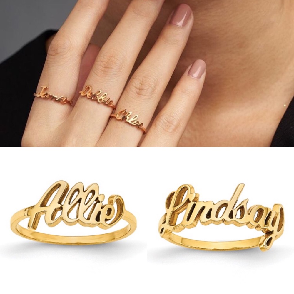 Personalized Name Ring